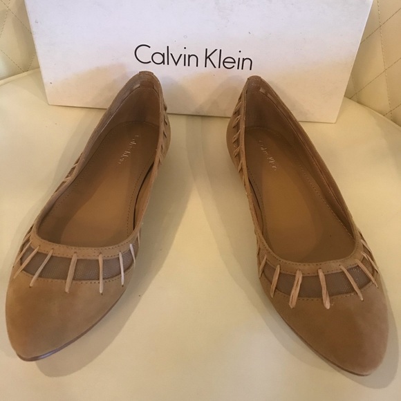 𝅺NEW Calvin Klein Kid Suede shoes - Picture 1 of 8